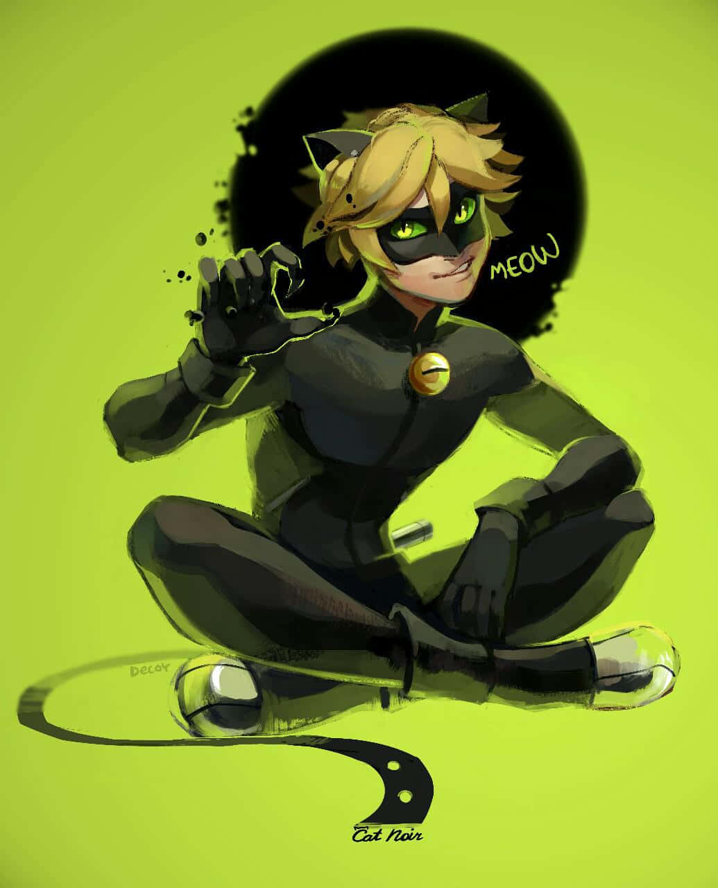 Chat Noir HD Wallpaper