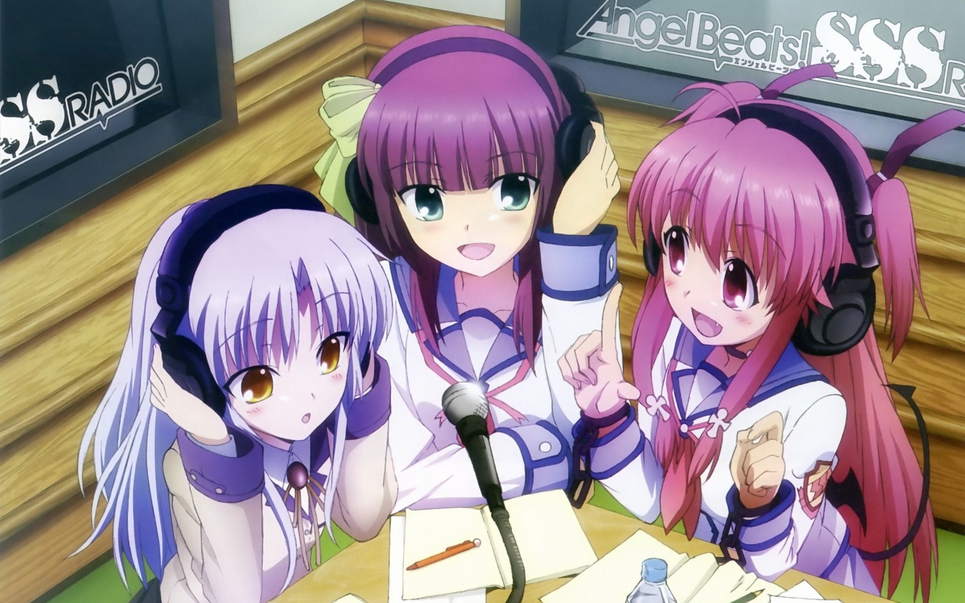 Angel Beats! HD Wallpaper: Yui, Yuri
