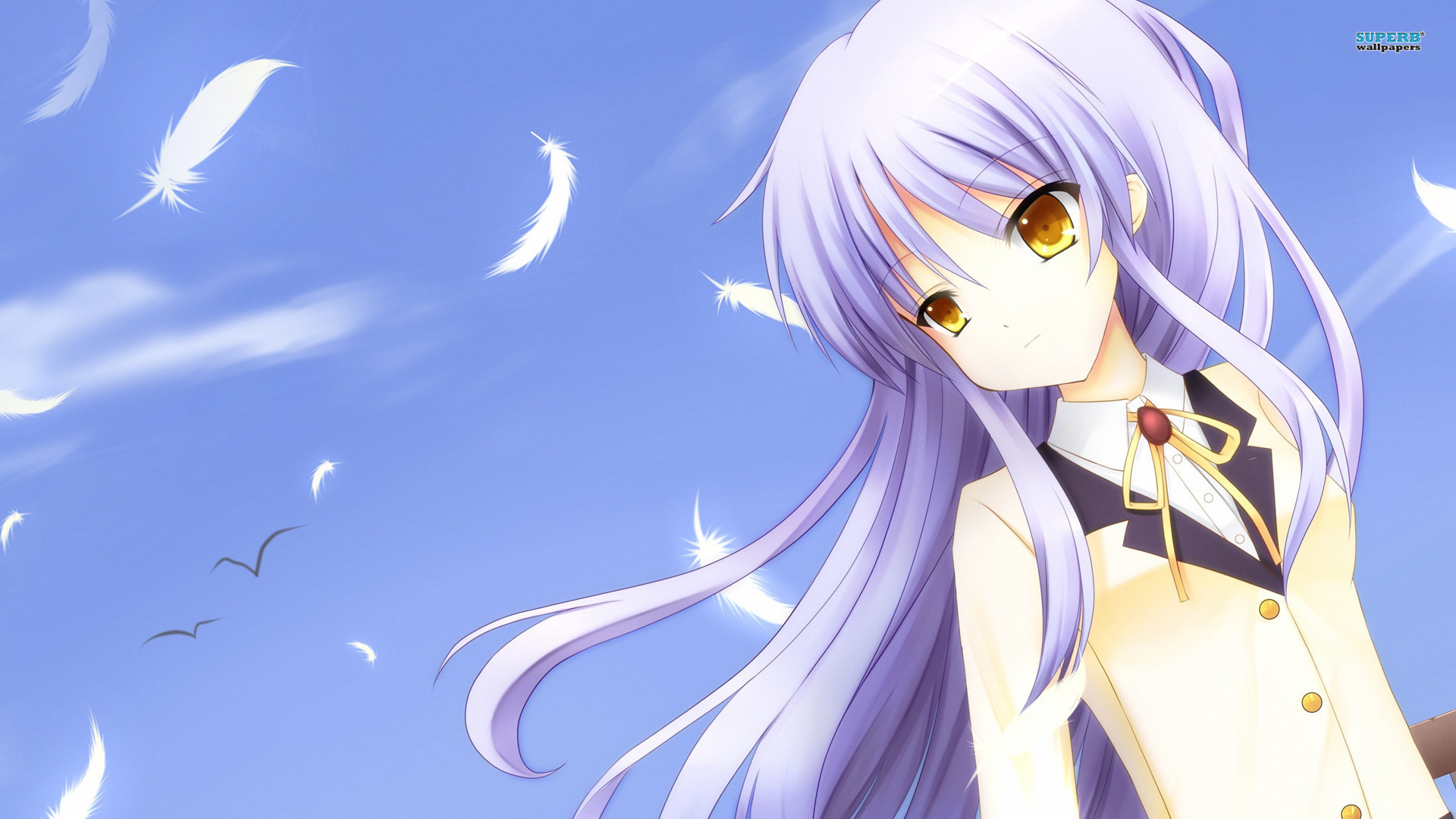 Wallpaper angel, anime, angel beats