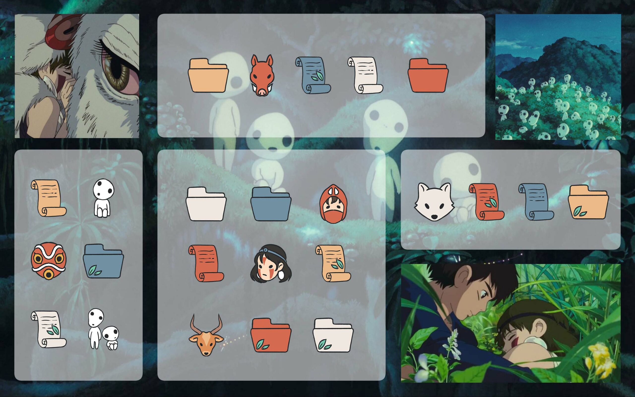 Princess Mononoke Folder Icon