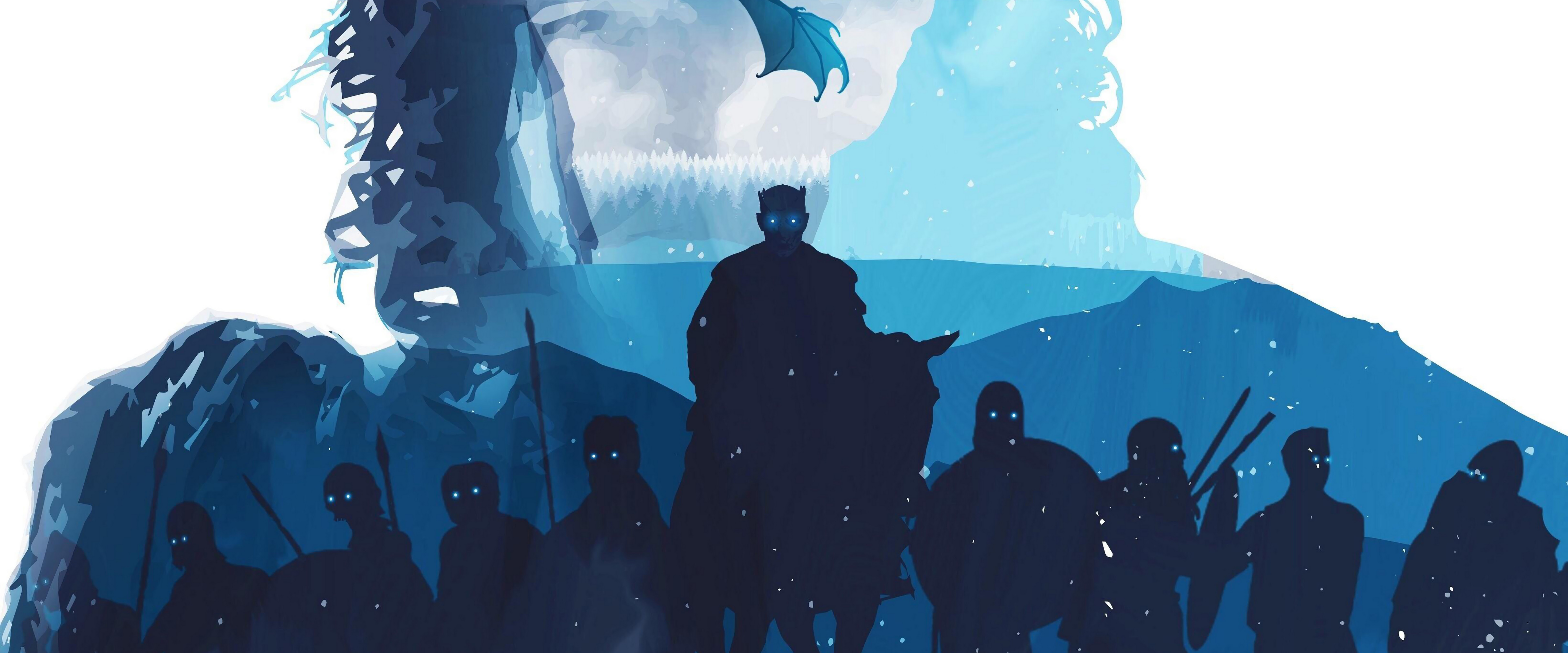 Night King White Walkers Army