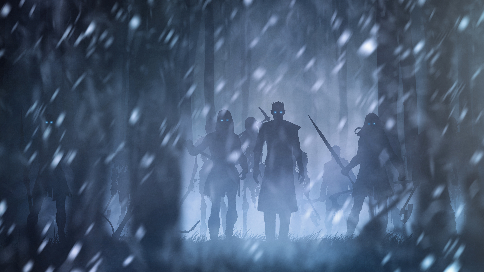 White Walkers Artwork Wallpaper, HD