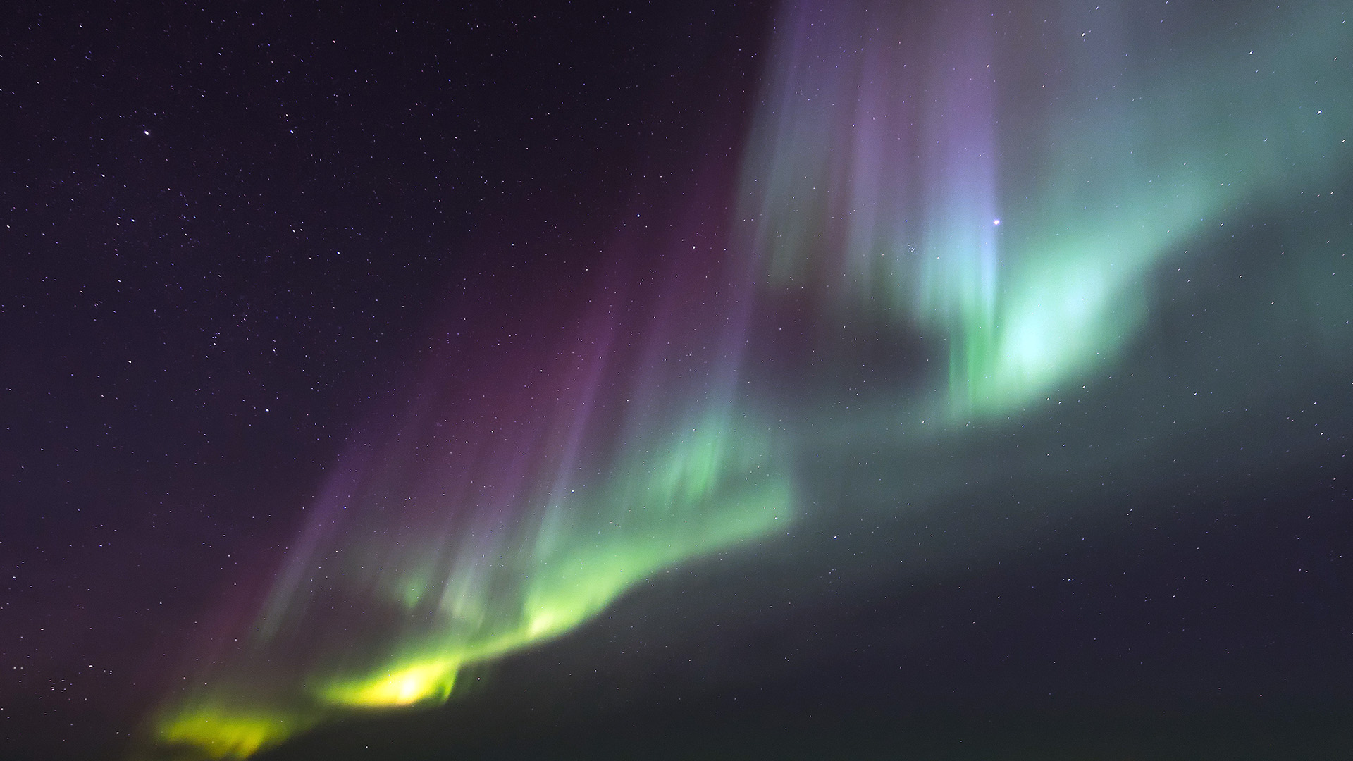 Aurora Night Sky Awesome Beautiful