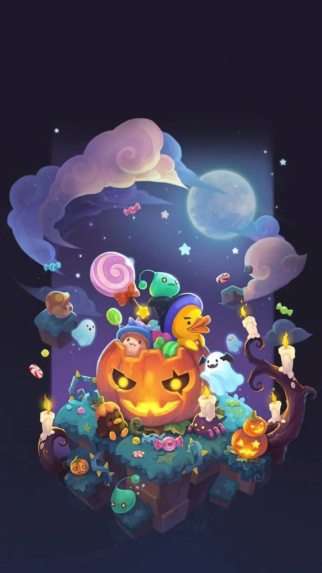 Cartoon Halloween Wallpaper