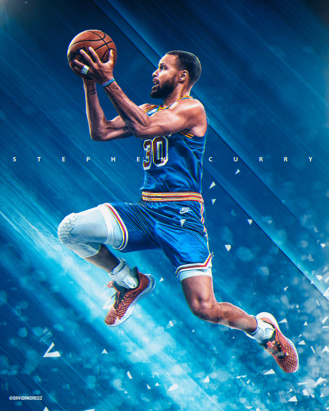 Stephen Curry Graphic Edit 4k Wallpaper