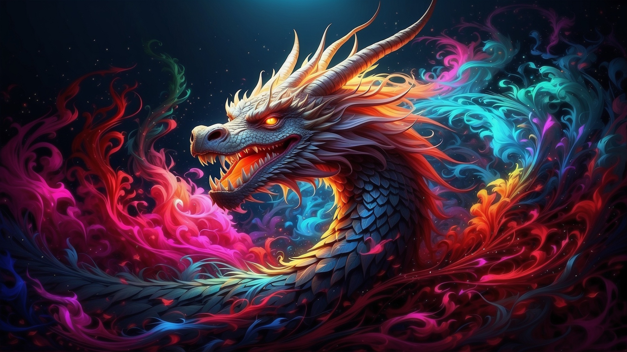 Colorful Chinese Dragon
