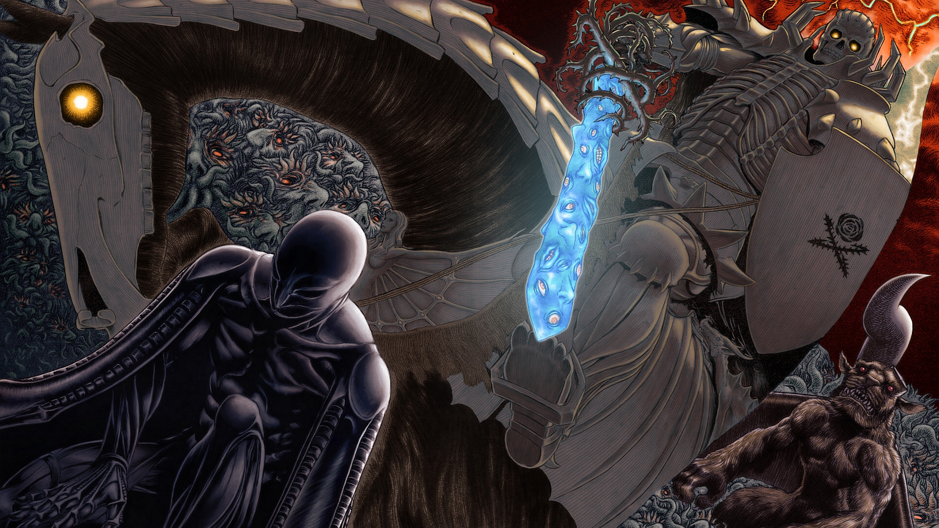 Free Skull Knight (Berserk) 4K Wallpaper & Desktop HD Background for PC