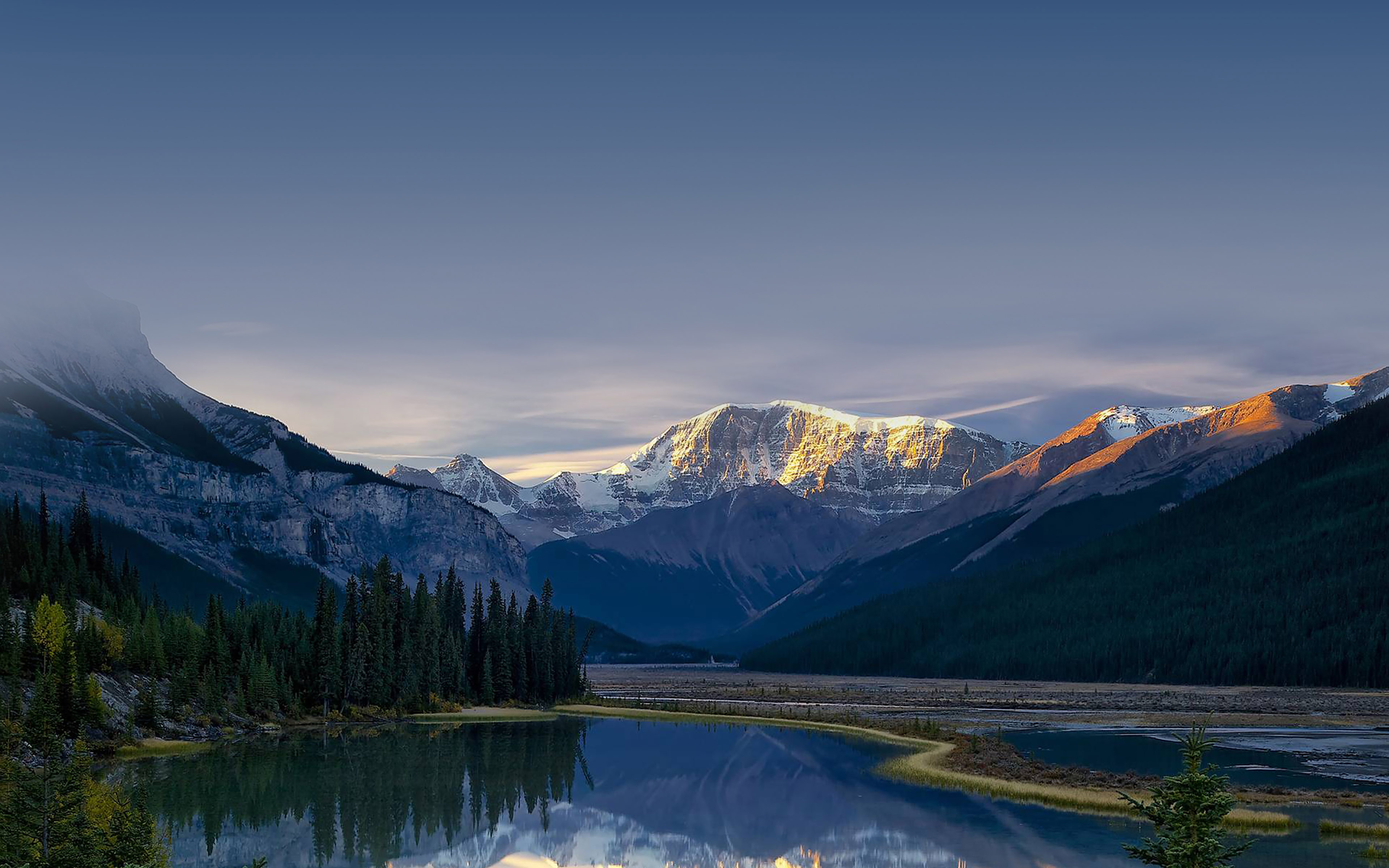 Wallpaper Mountain Lake Fantastic