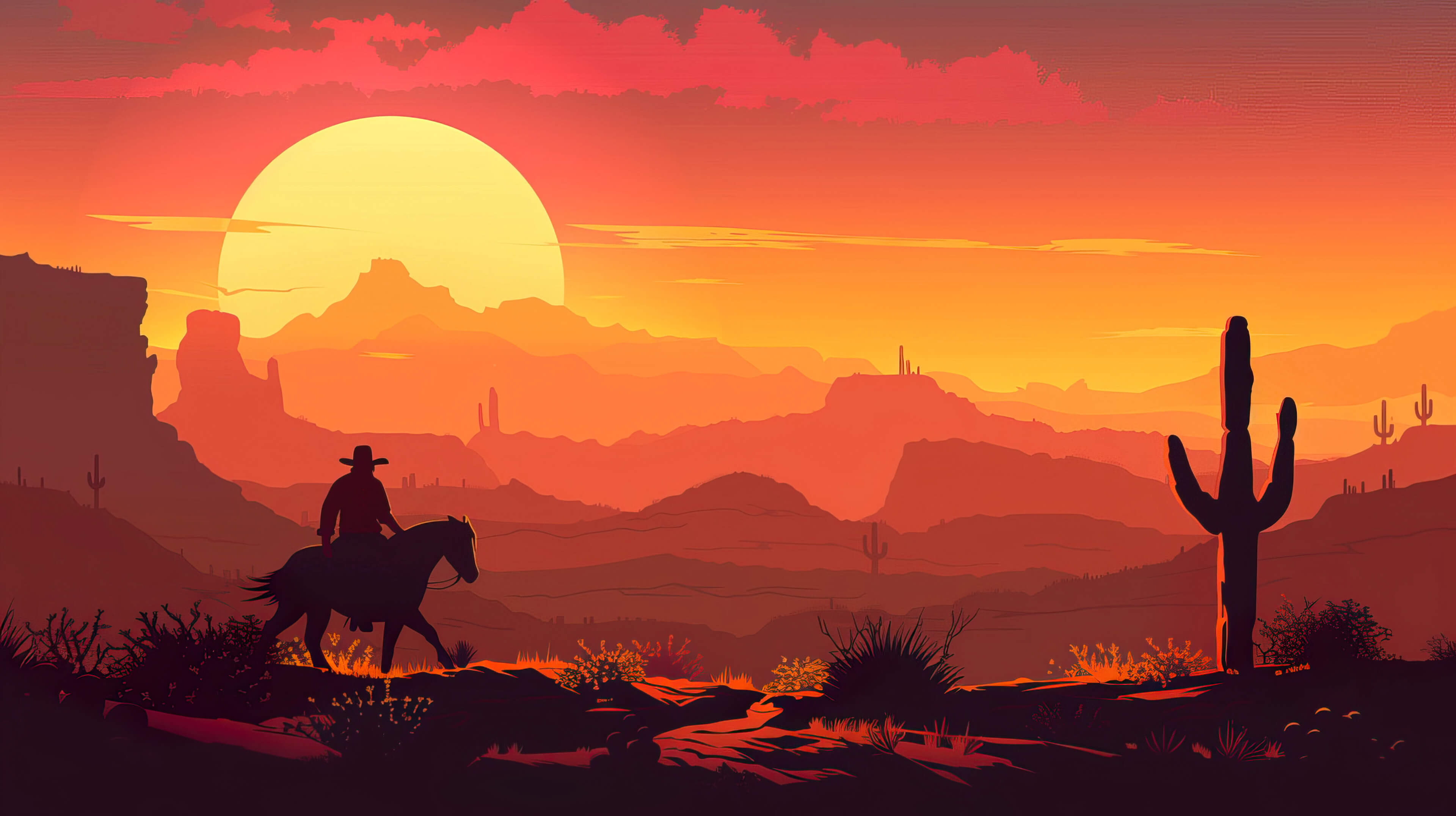 Western Wallpaper, Free, 4k