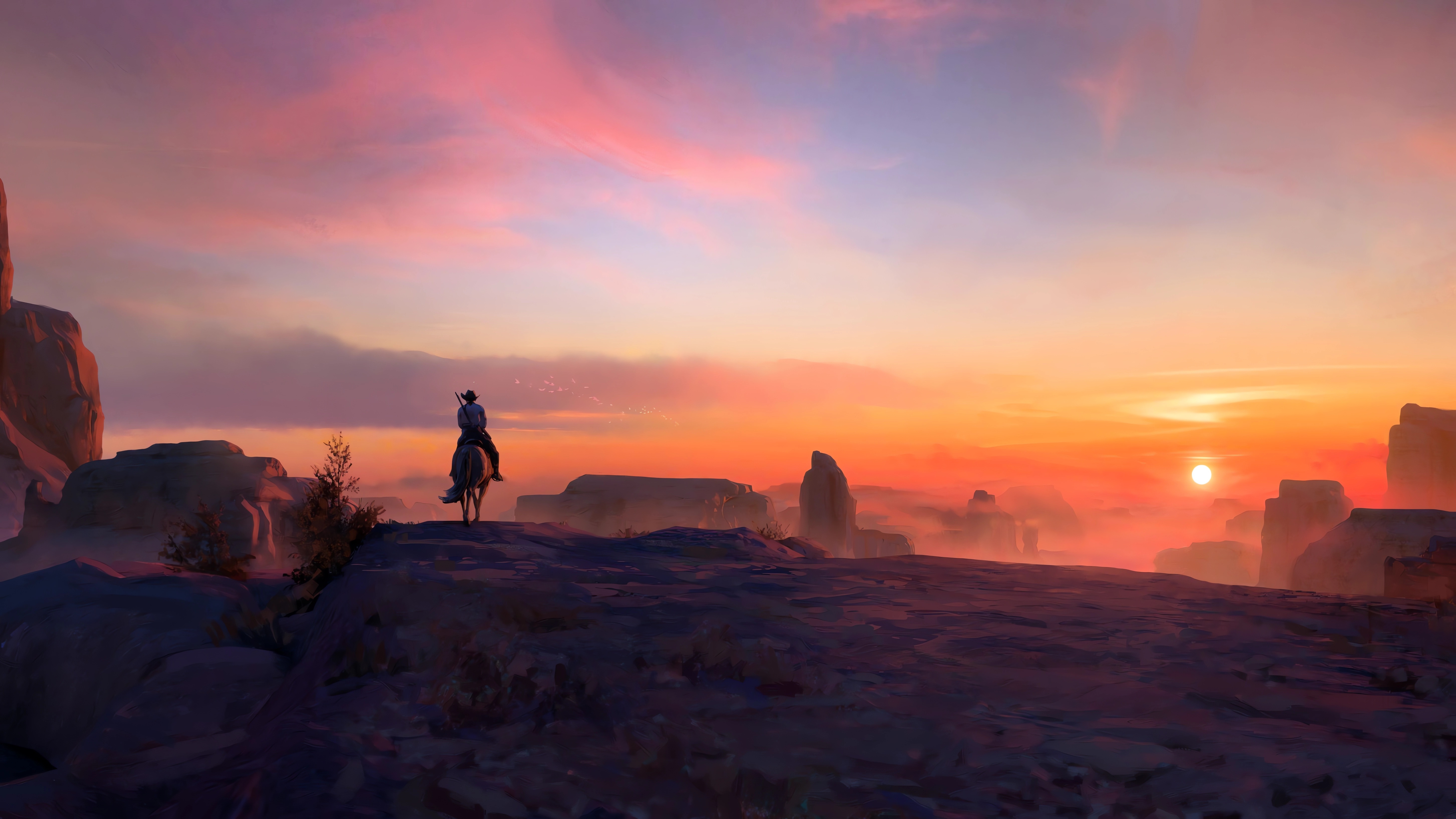 4K WALLPAPER FOR PC. WILD WEST SUNSET