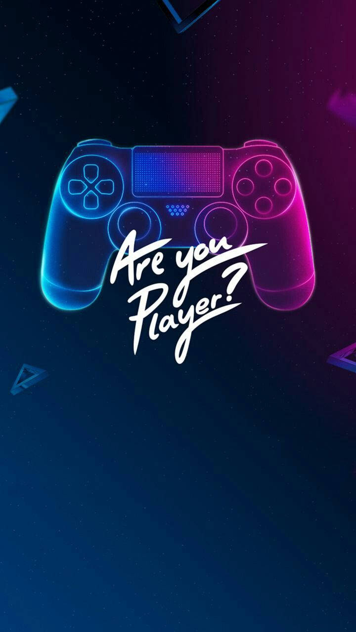 Download Neon Game Console Gamer Phone Wallpaper