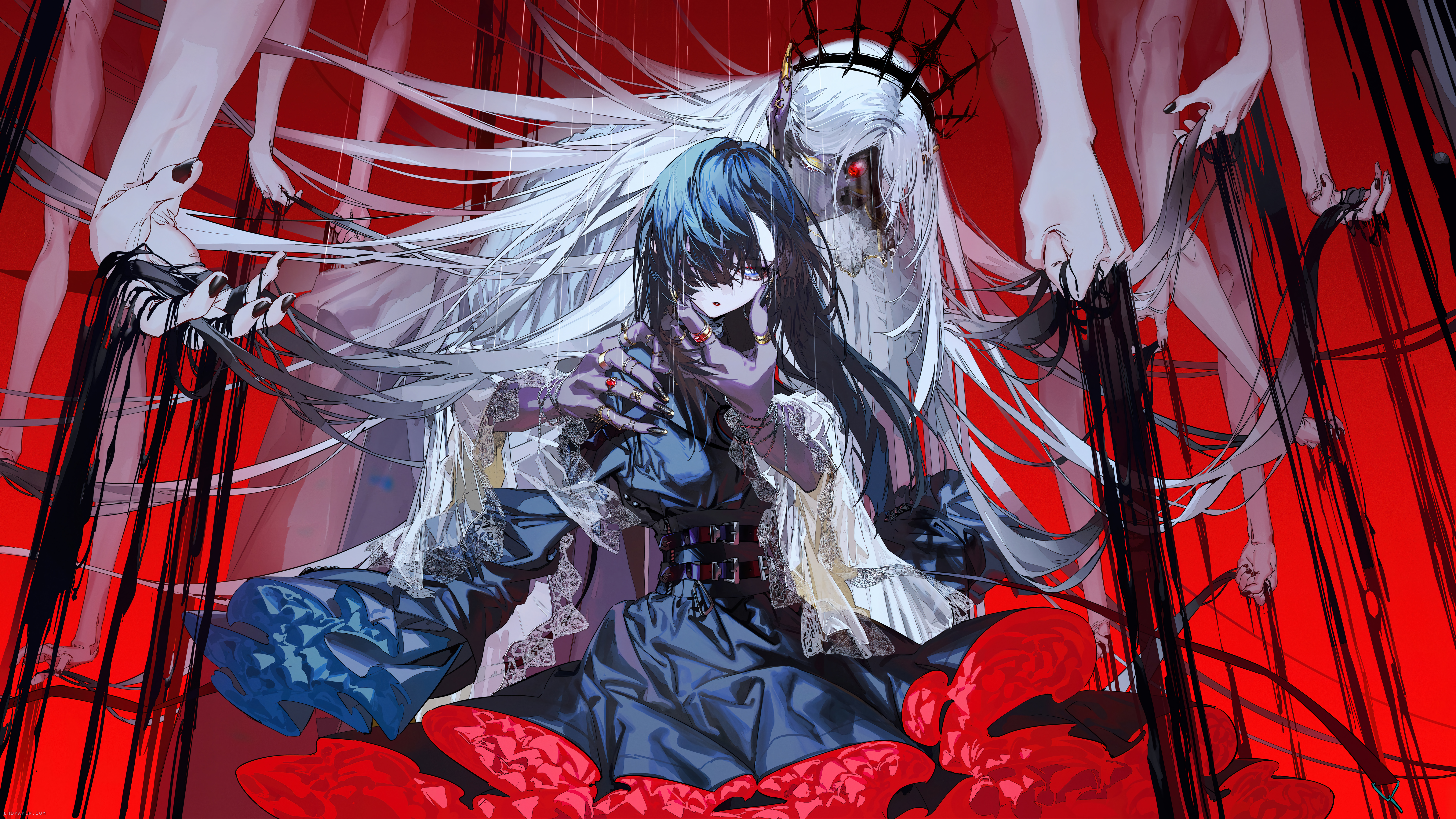 Anime Girl Fantasy Art Wallpaper 4K 8K