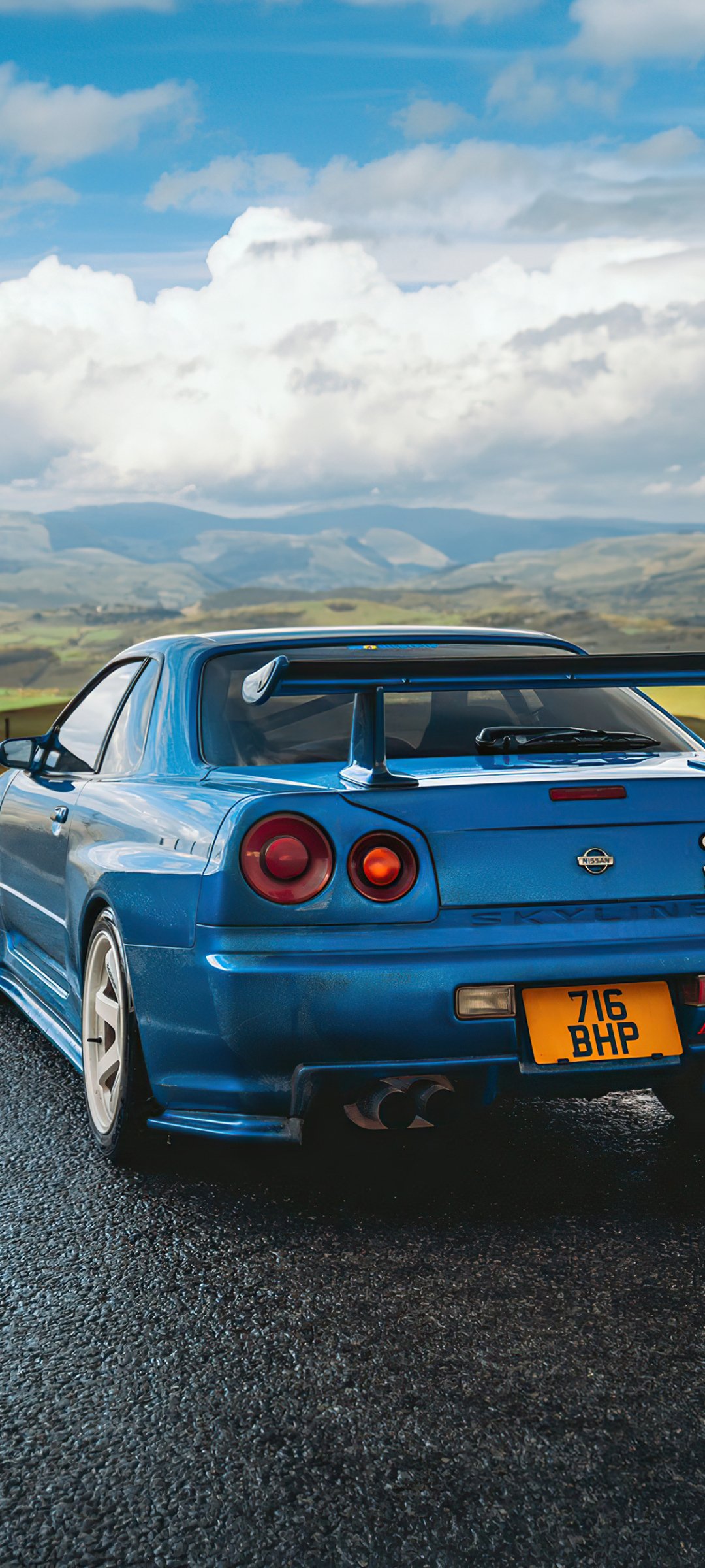 Vehicle Nissan Skyline R34 Phone Wallpaper