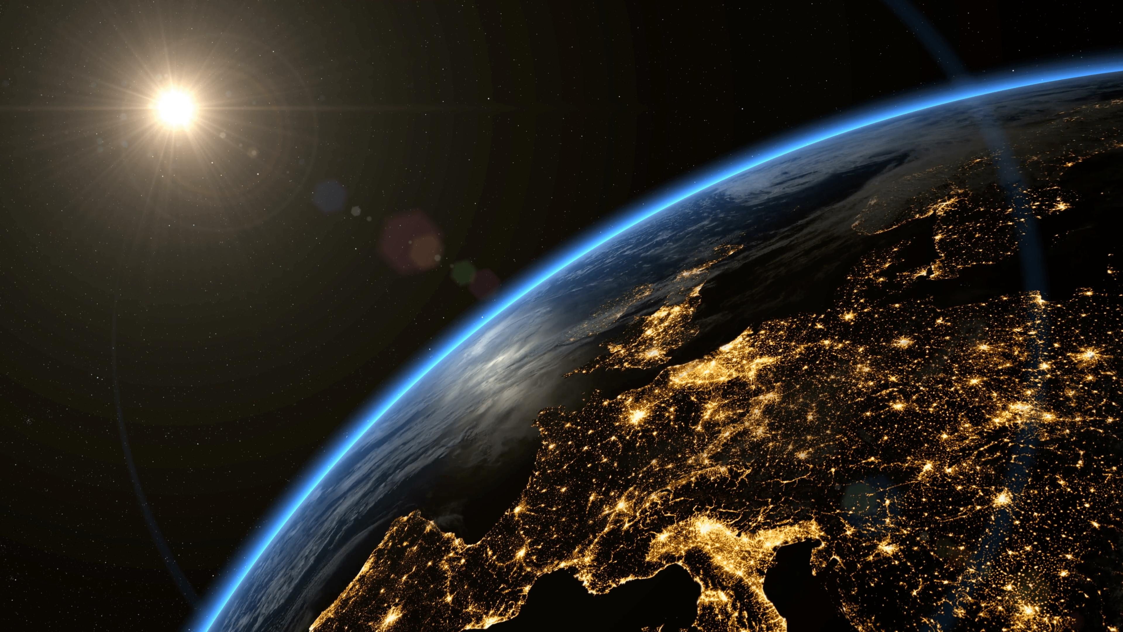 earth, planet, satellite imagery, lens