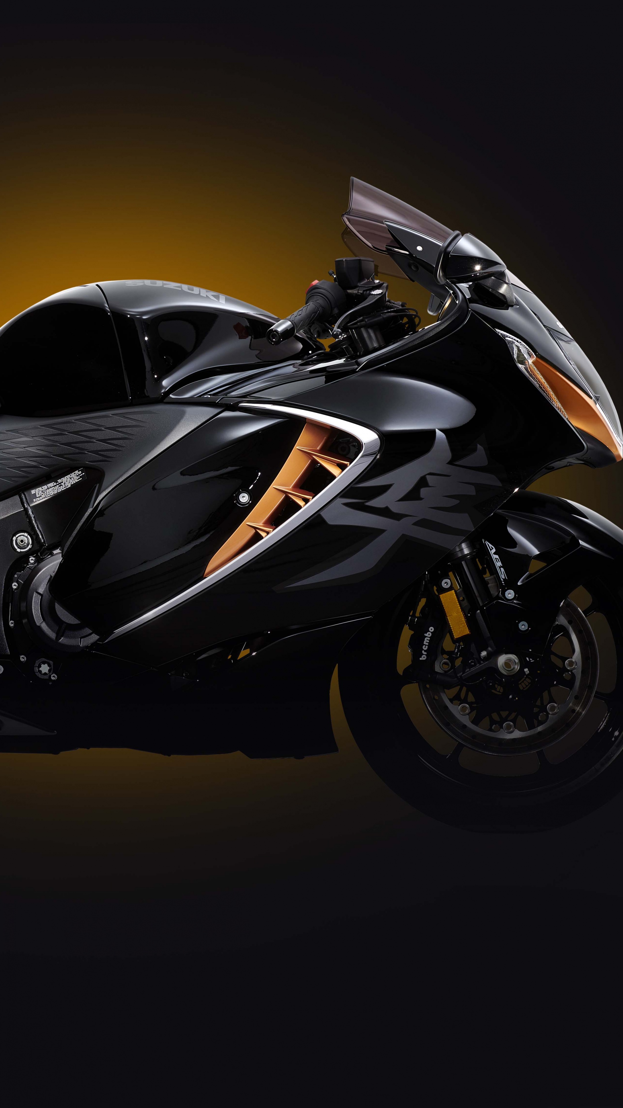 Suzuki Hayabusa Wallpaper 4K, Superbikes, 2022, Dark background