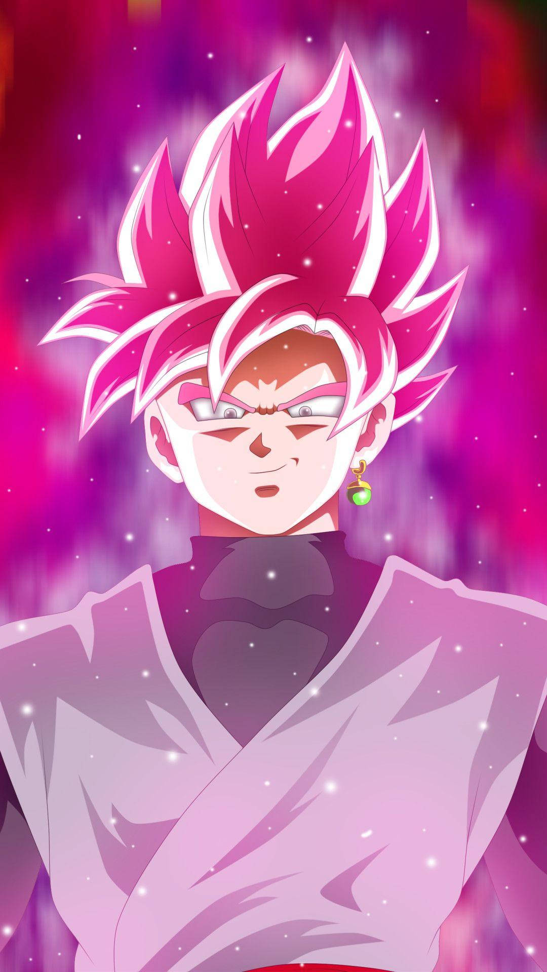 Evil Stare Goku Black iPhone Wallpaper