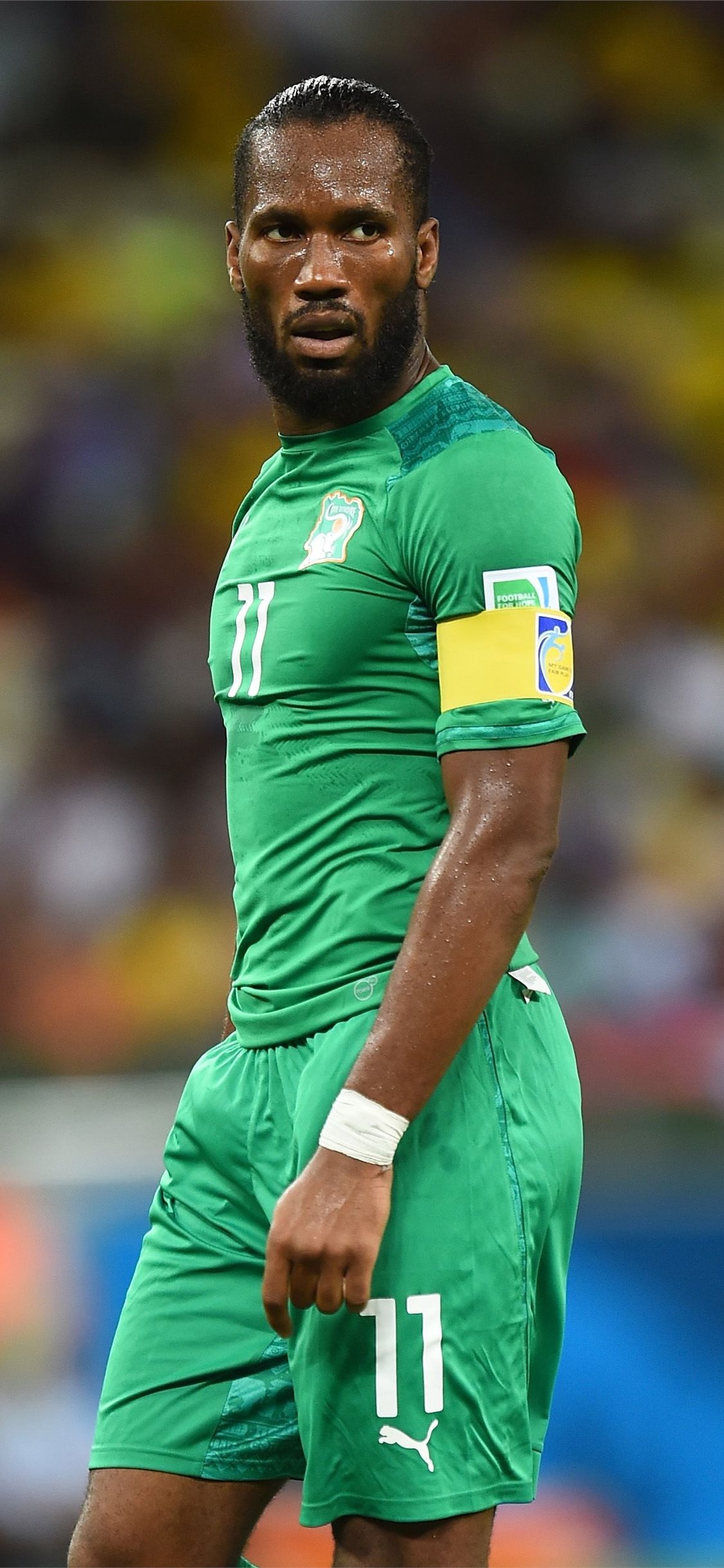 Best Didier drogba iPhone HD Wallpaper