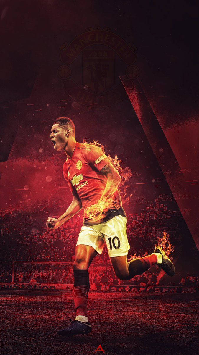 Marcus Rashford Graphic Wallpaper
