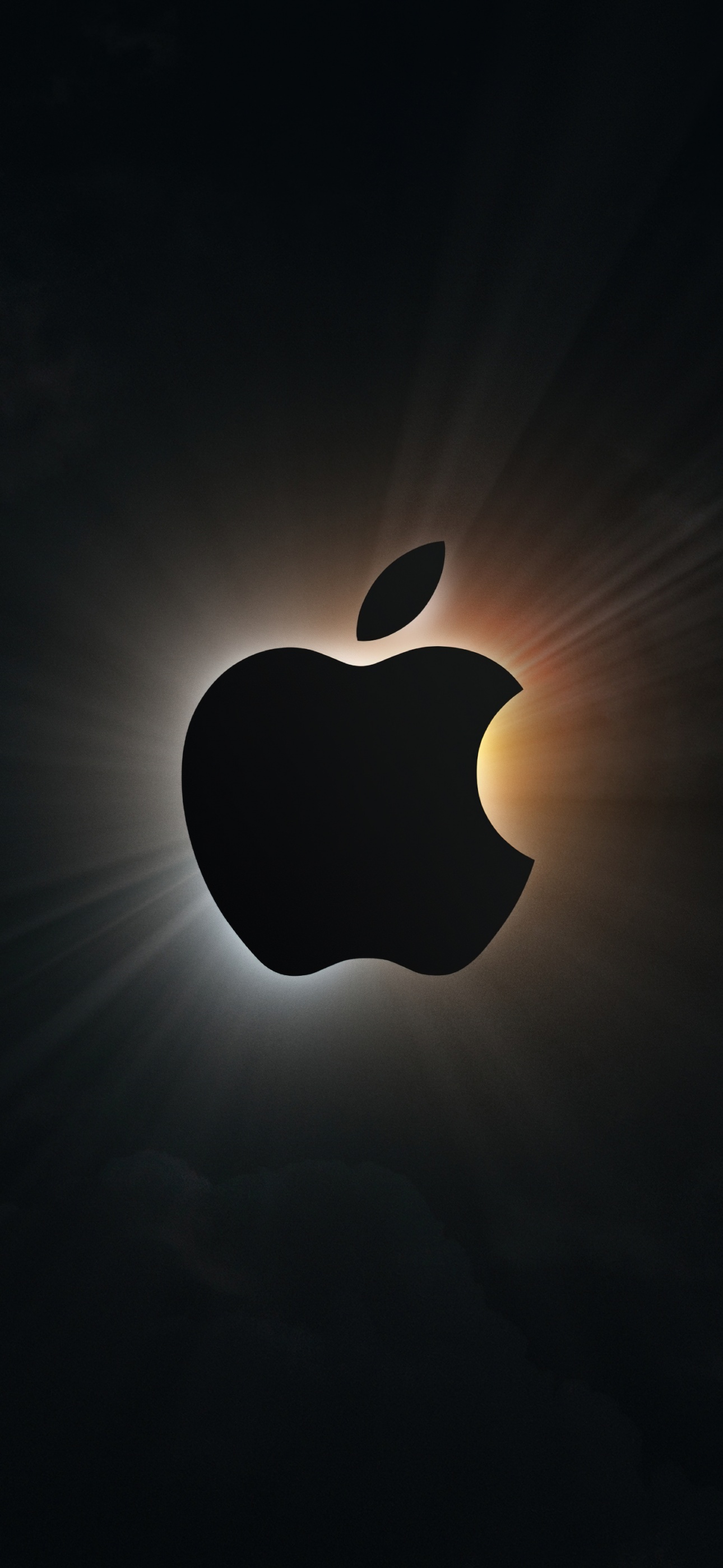 Apple logo Wallpaper 4K, Silhouette