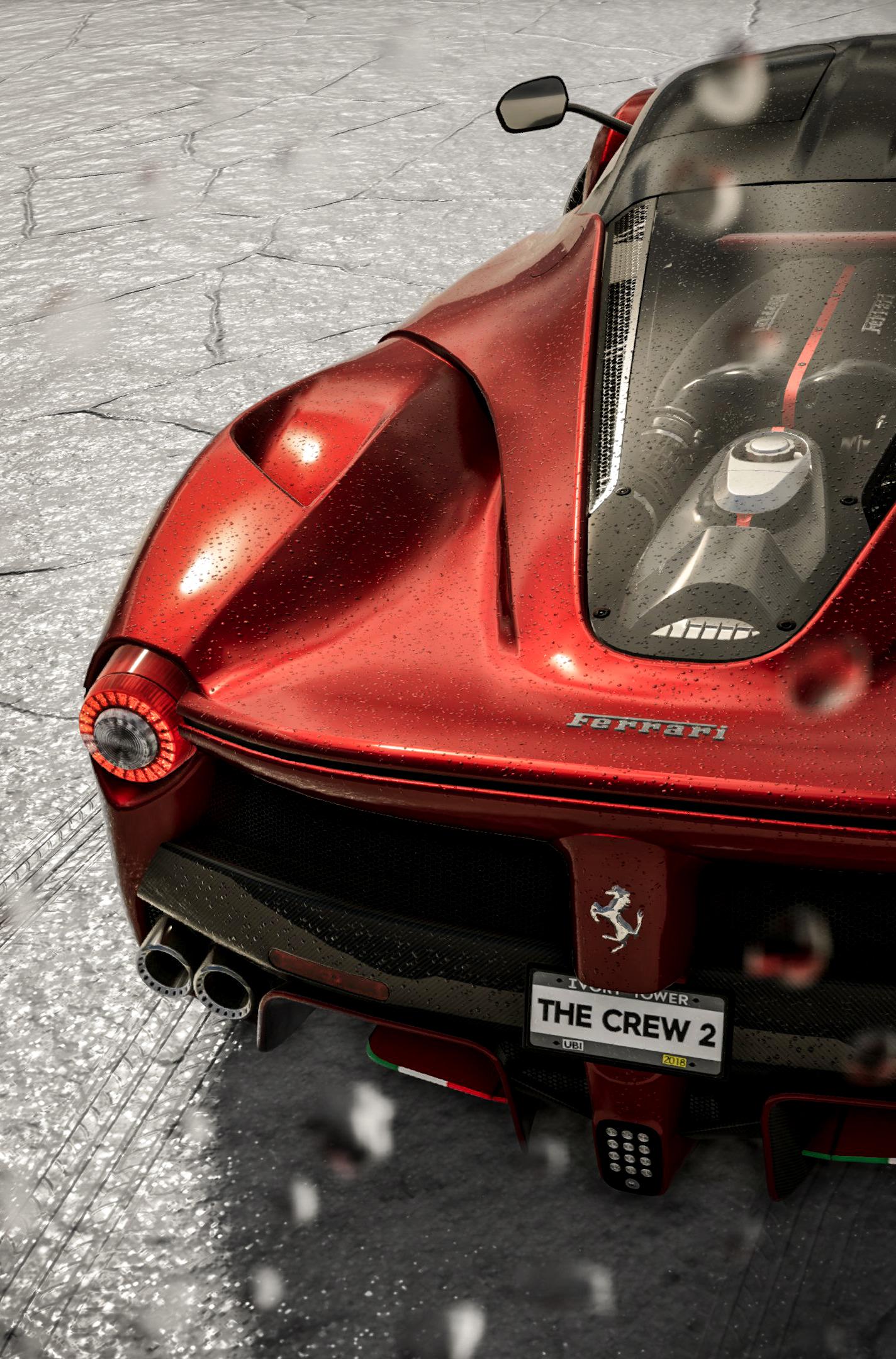 wallpaper Rosso Fuoco LaFerrari