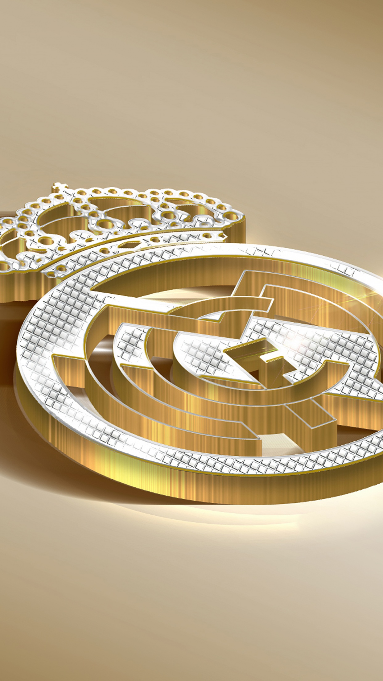 Real Madrid CF Wallpaper 4K, Golden, 5K