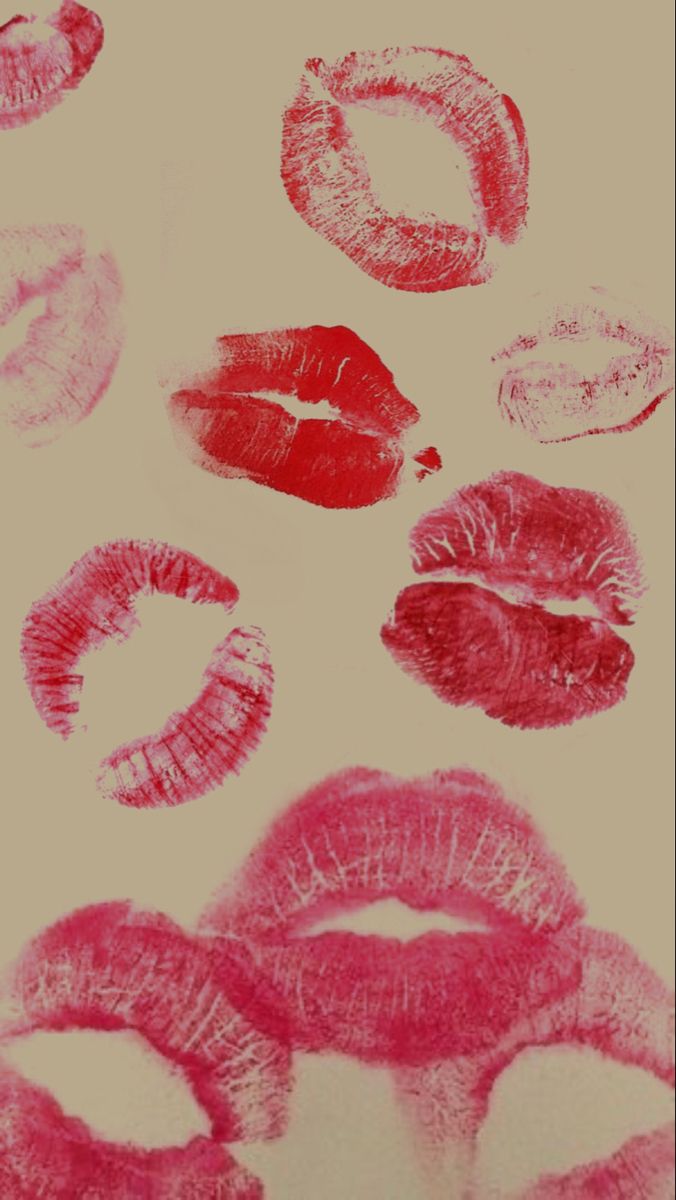 your lipstick stain is a work of art