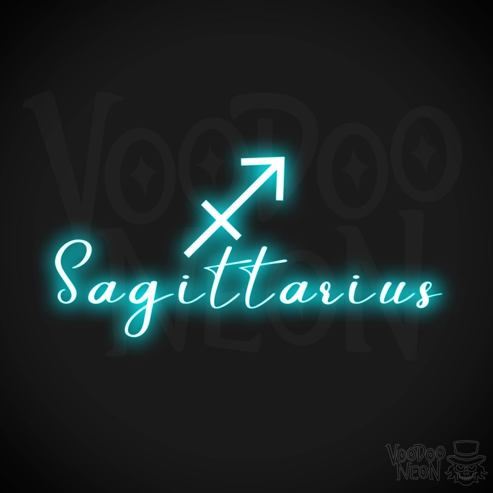 Sagittarius Neon Sign. Neon