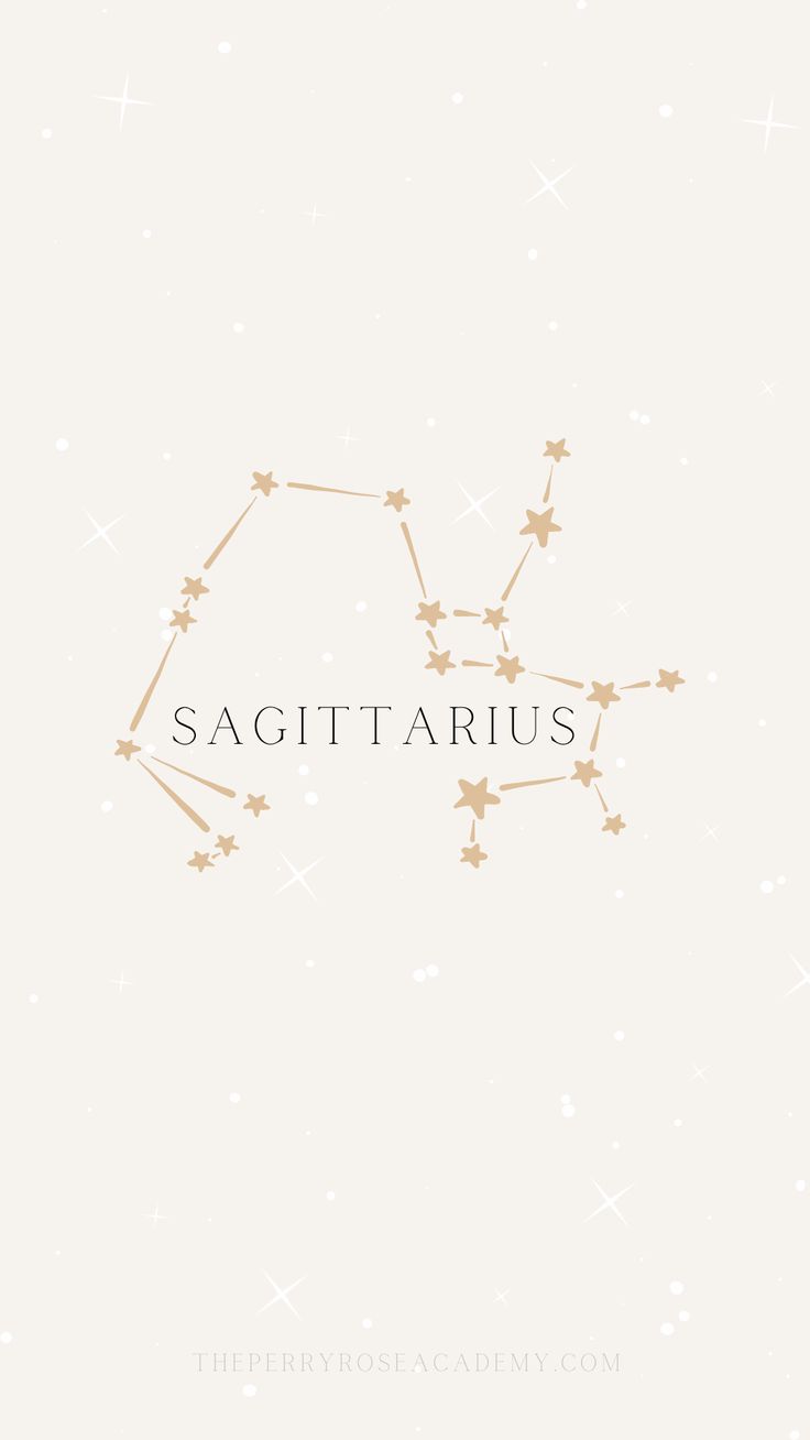 Sagittarius Zodiac Themed Wallpaper