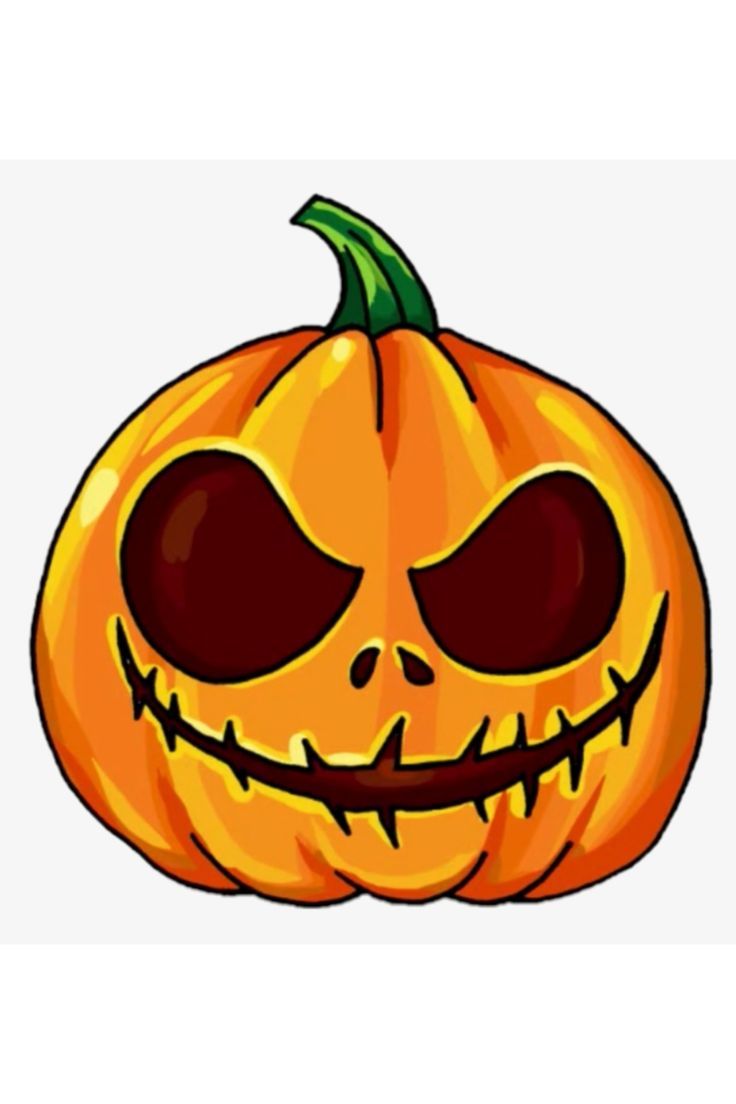 Halloween pumpkin drawing
