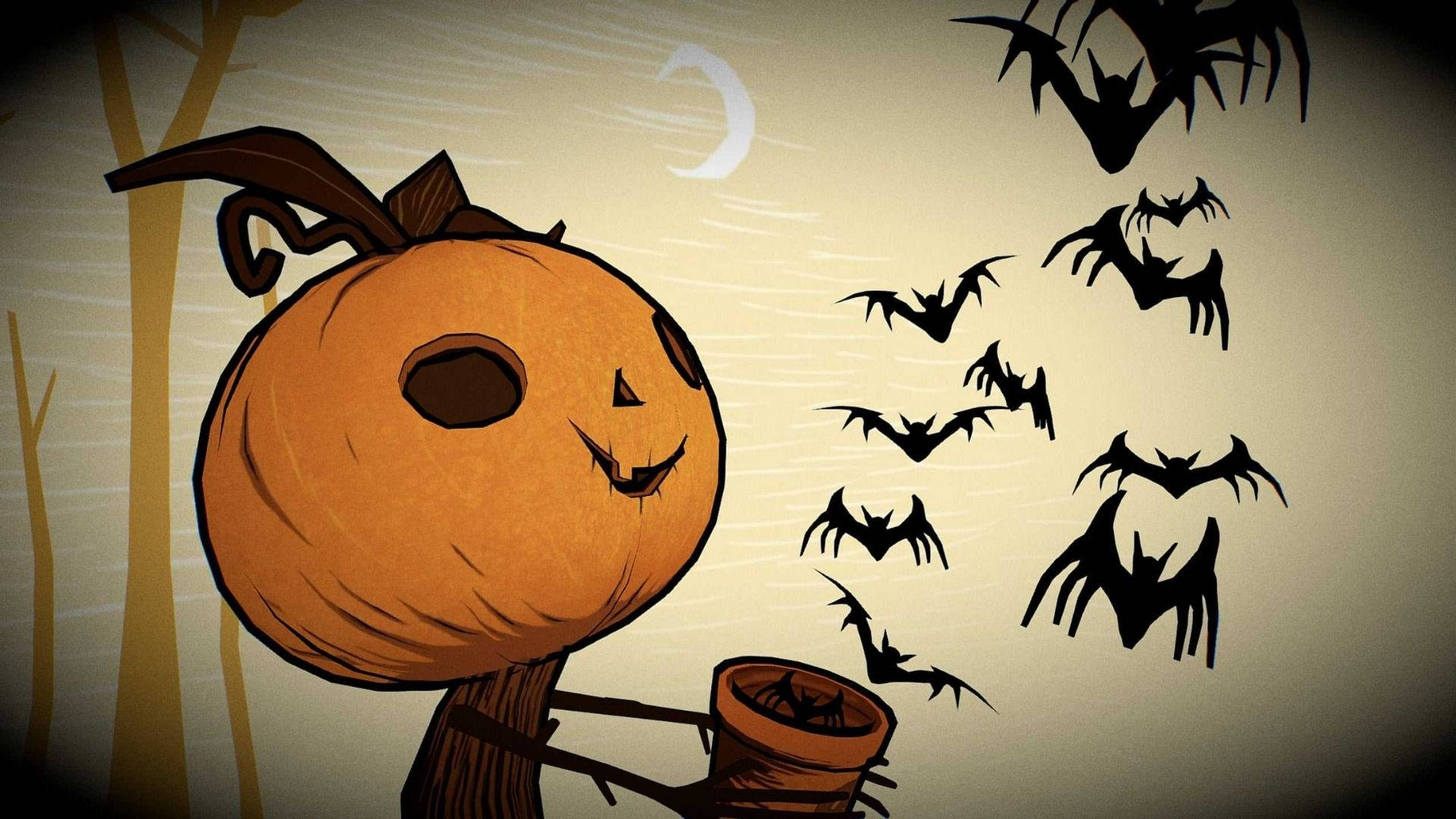 Cartoon Halloween Wallpaper