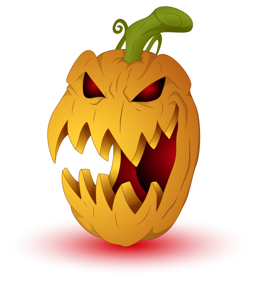 Halloween Scary Pumpkin PNG Clipart