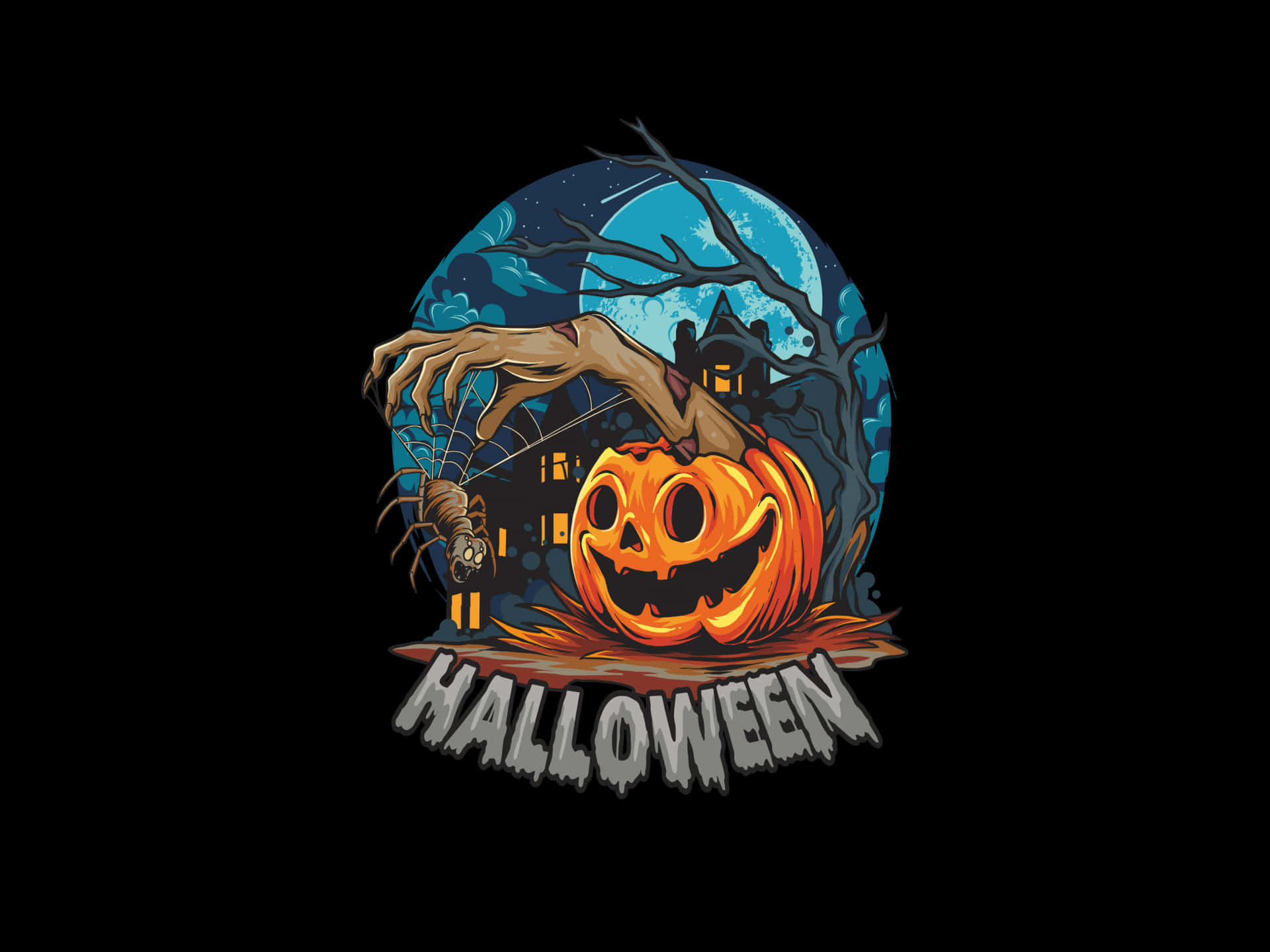 Halloween Pumpkin Background