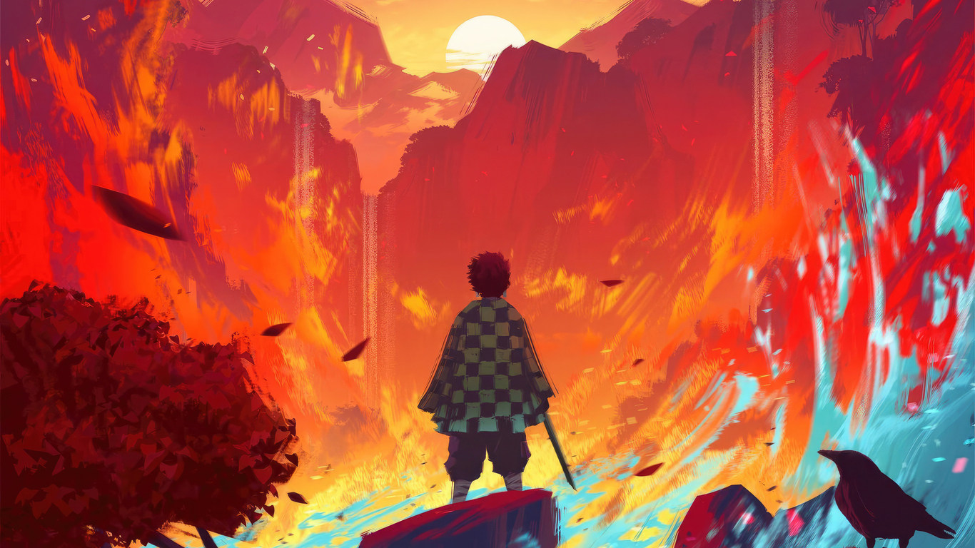 Tanjiro Kamado Demon Slayer Laptop HD , HD 4k Wallpaper, Image, Background, Photos and Picture