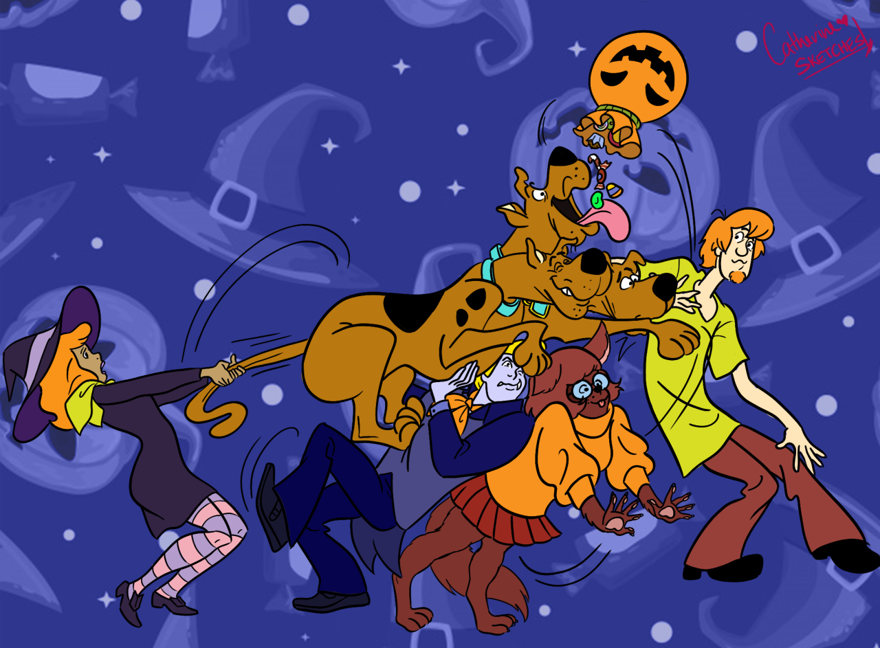 The Phantom's Lair. The Scooby Gang