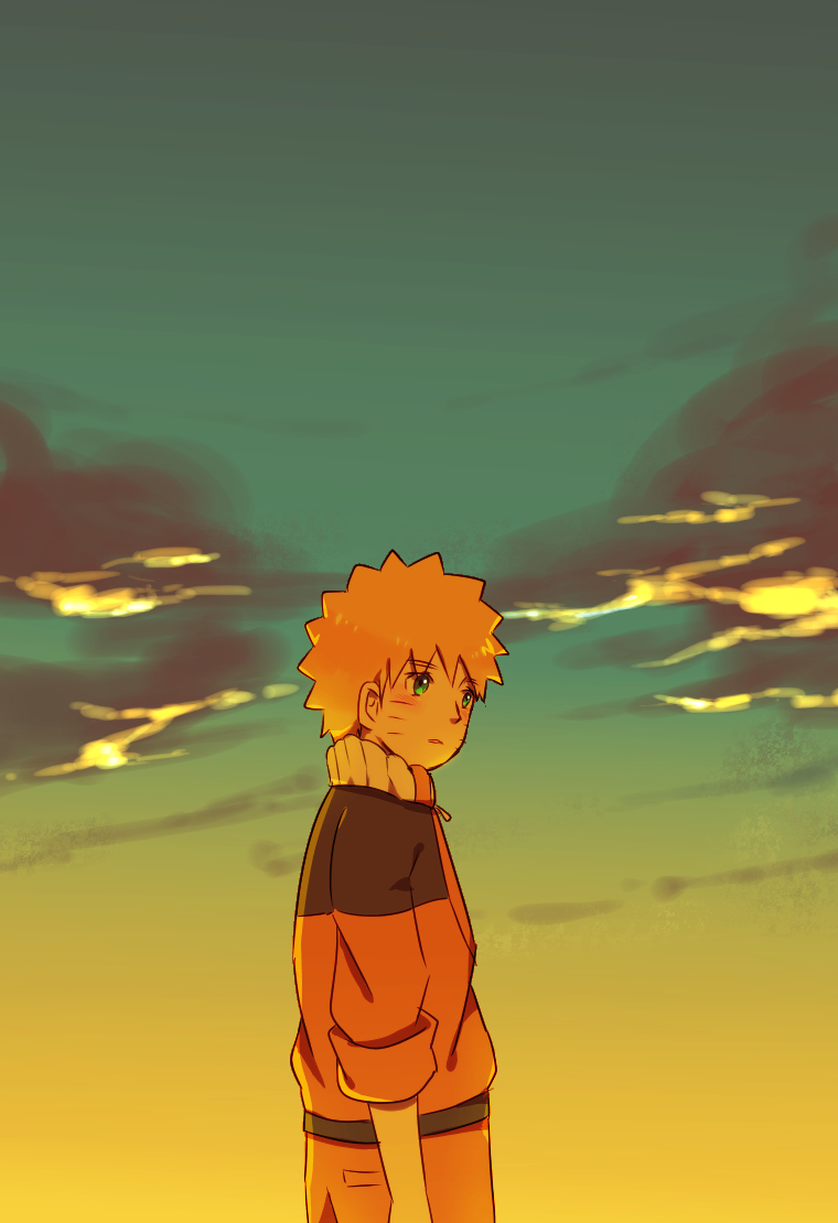 Orange Pants, Uzumaki Naruto