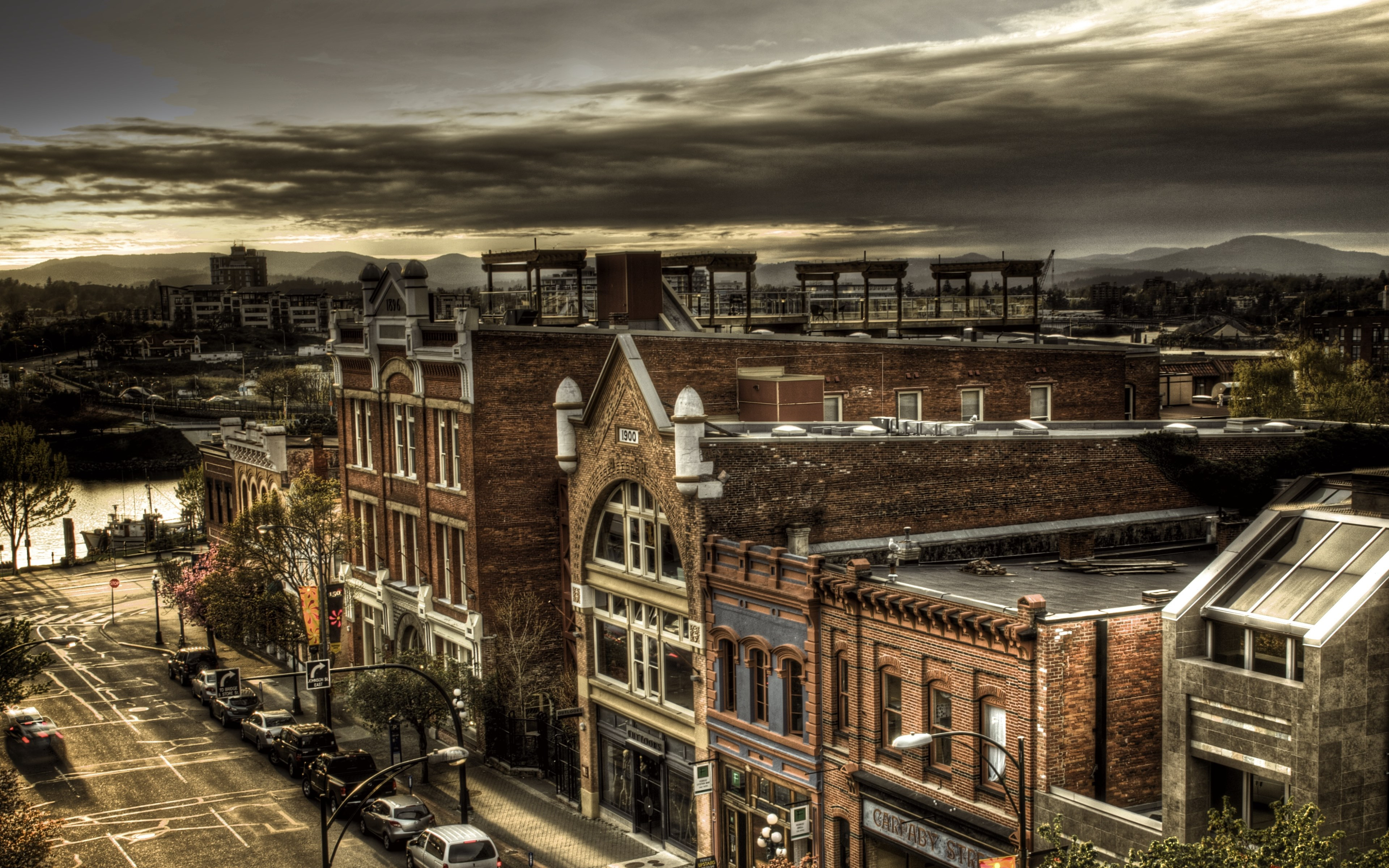 Urban landscape from Victoria, Canada