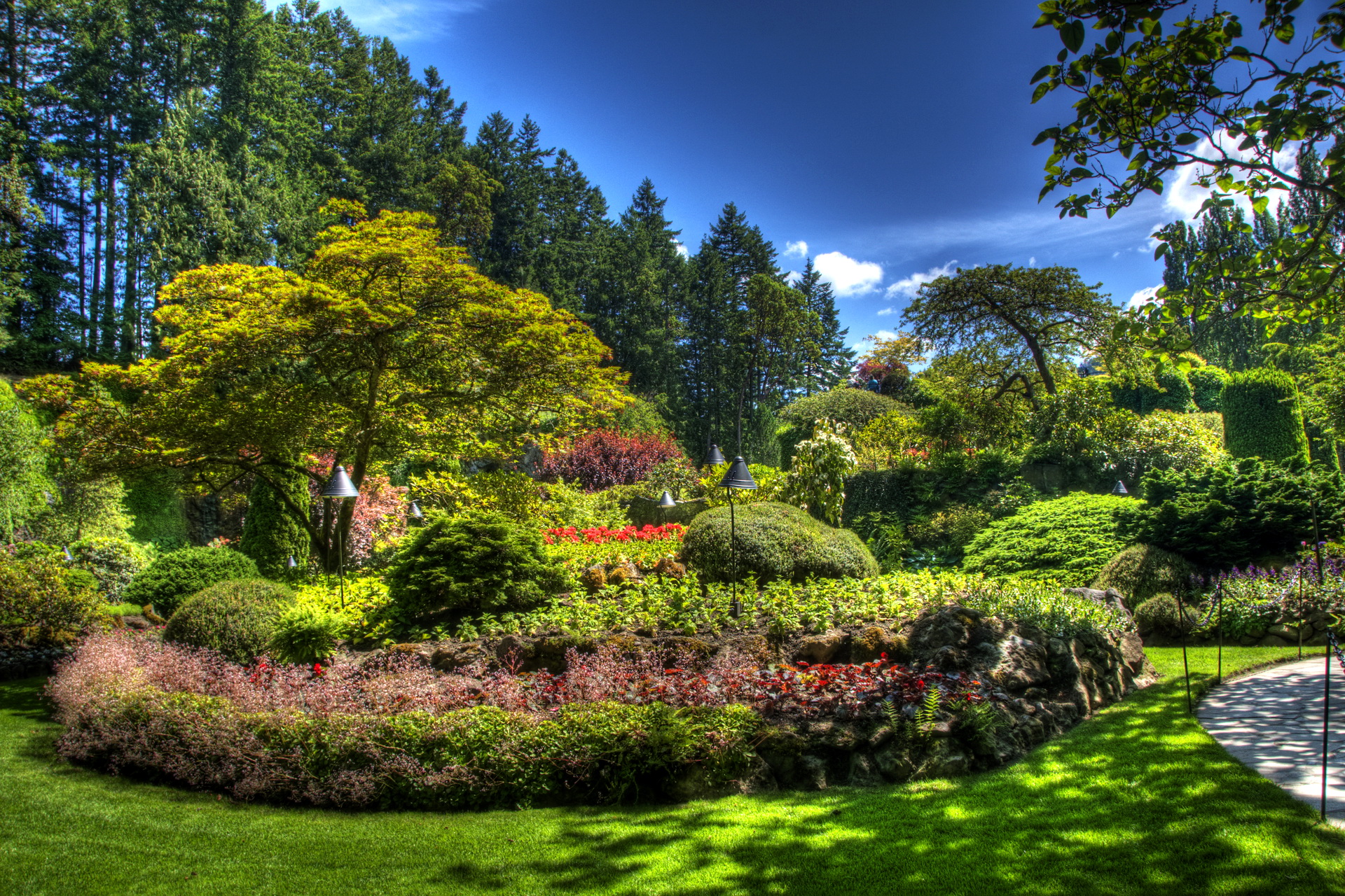 Download HDR Photography Park HD Wallpaper