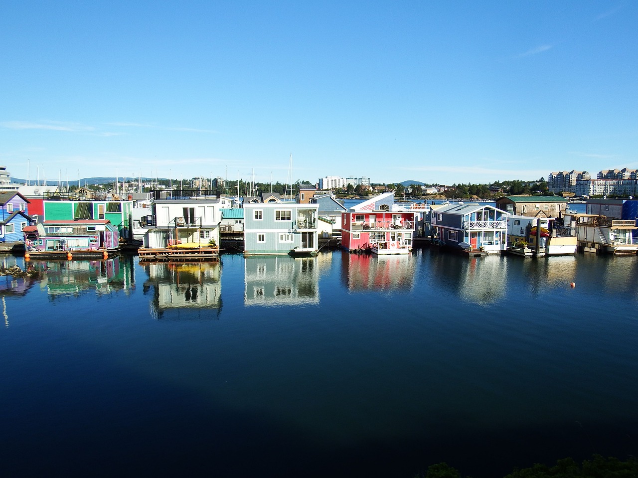 Fishermans Wharf Victoria Canada