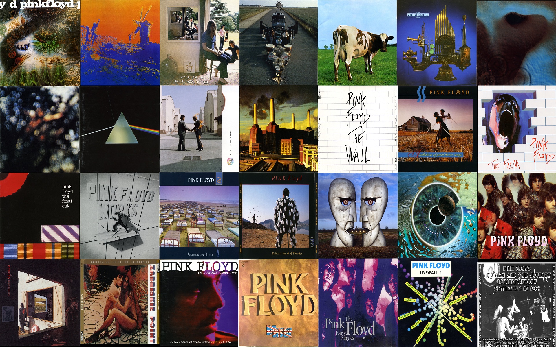 Pink Floyd Album Art HD Wallpaper