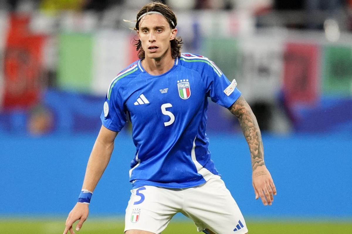 Italy defender Riccardo Calafiori
