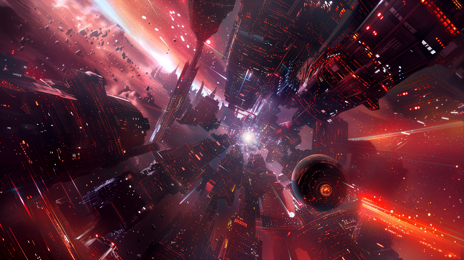 A 4K Ultra HD Space Opera Megastructure