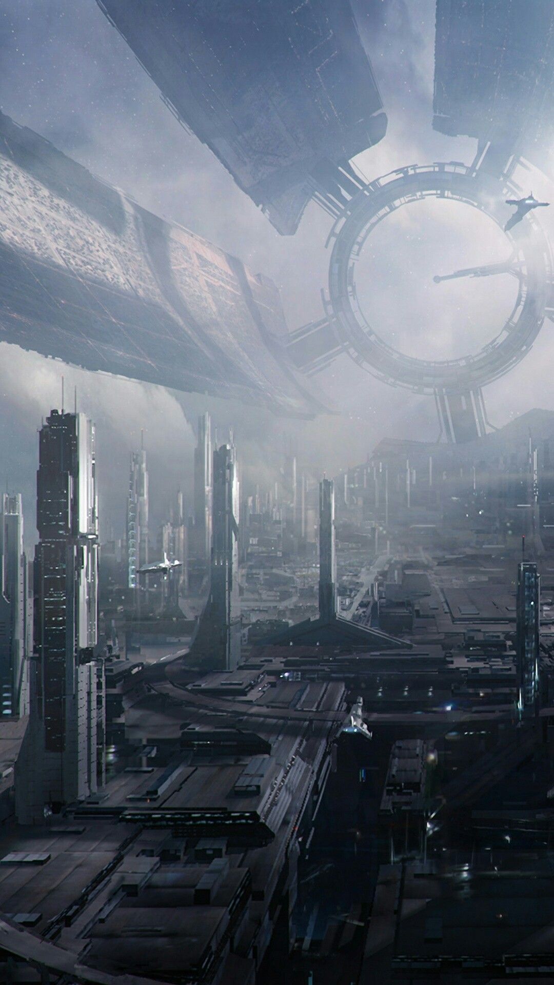 Futuristic Mega Structure Art