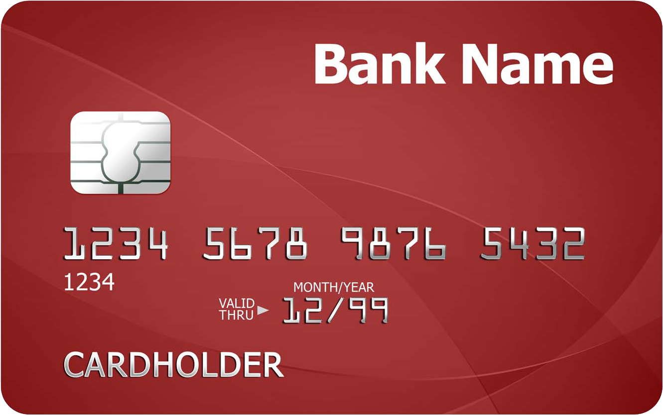 Download Generic Red Bank Card