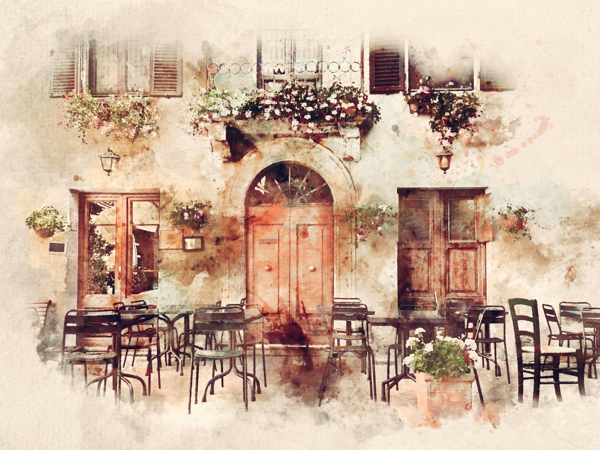 Retro Wallpaper for Restaurant Wall