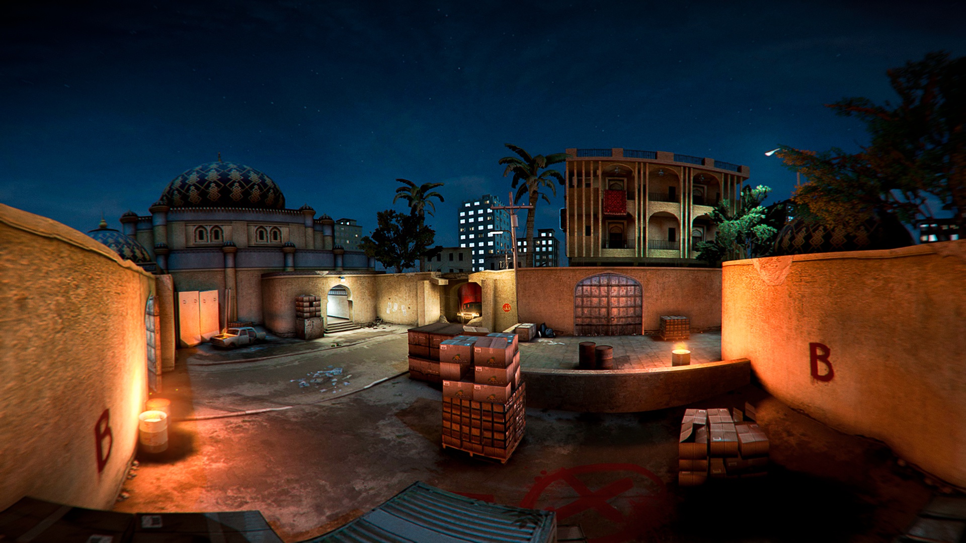 Wallpaper Night, Night, Counter Strike