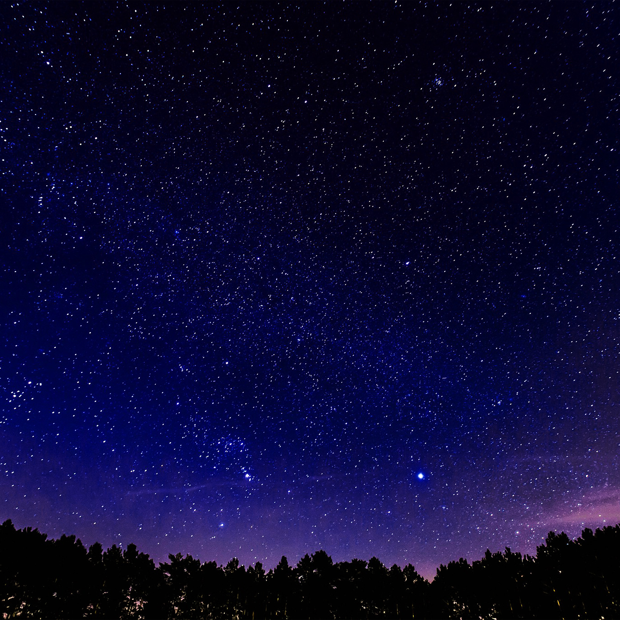 Space Sky Night Dark Nature Blue