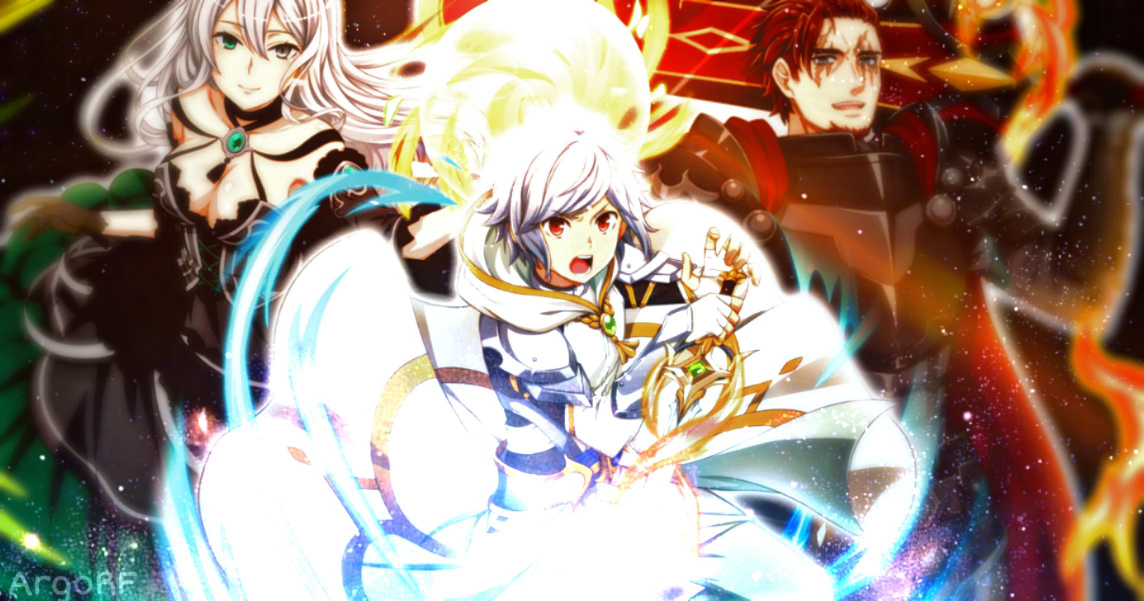 I made more danmachi wallpaper for fun