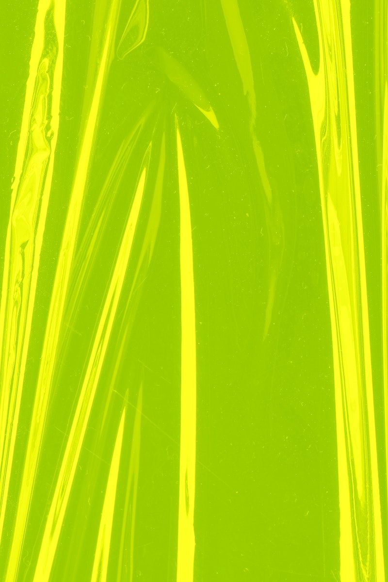 Plastic texture neon green wallpaper