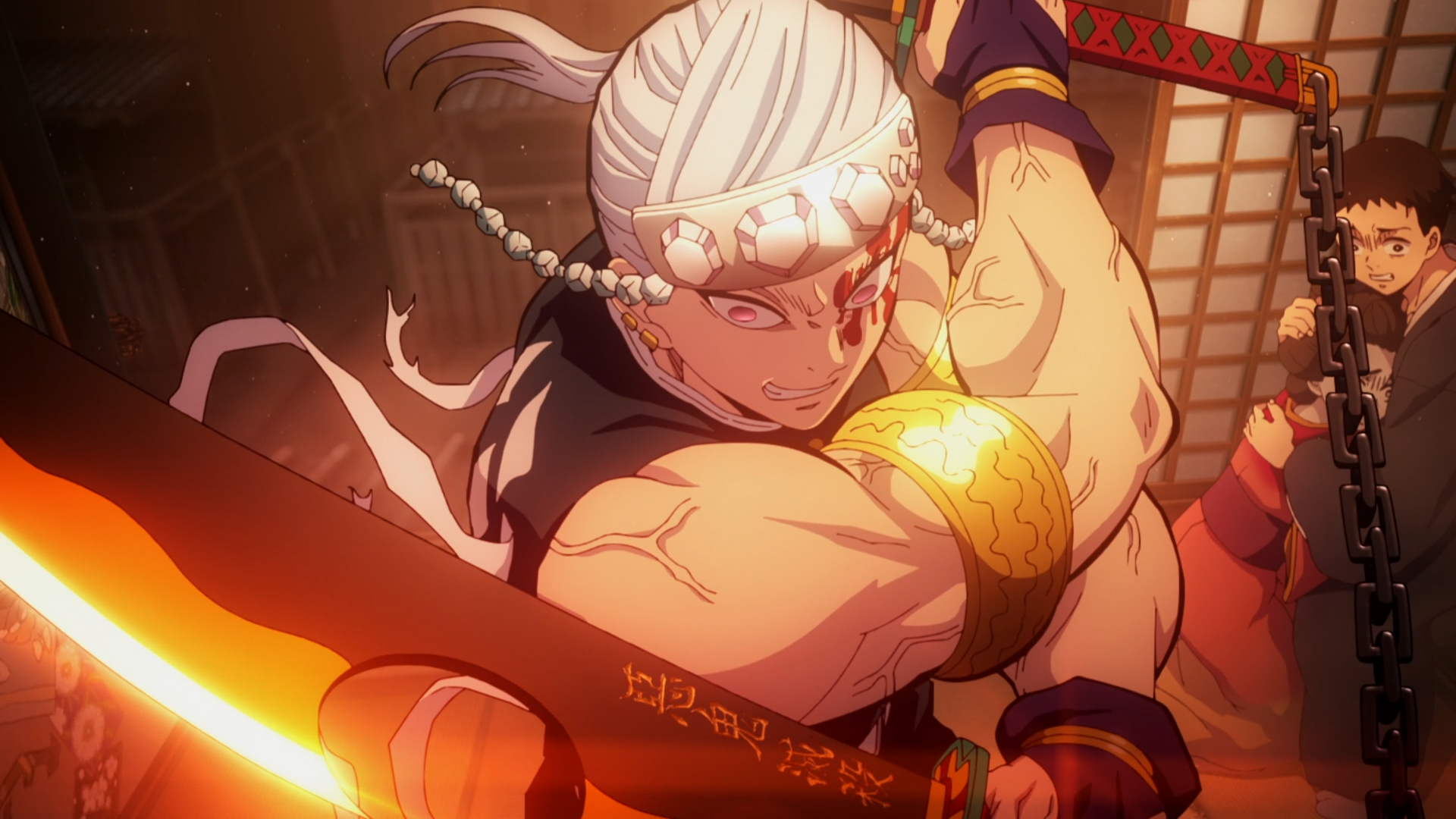 Download Demon Slayer: Kimetsu No Yaiba Tengen Uzui Anime HD Wallpaper