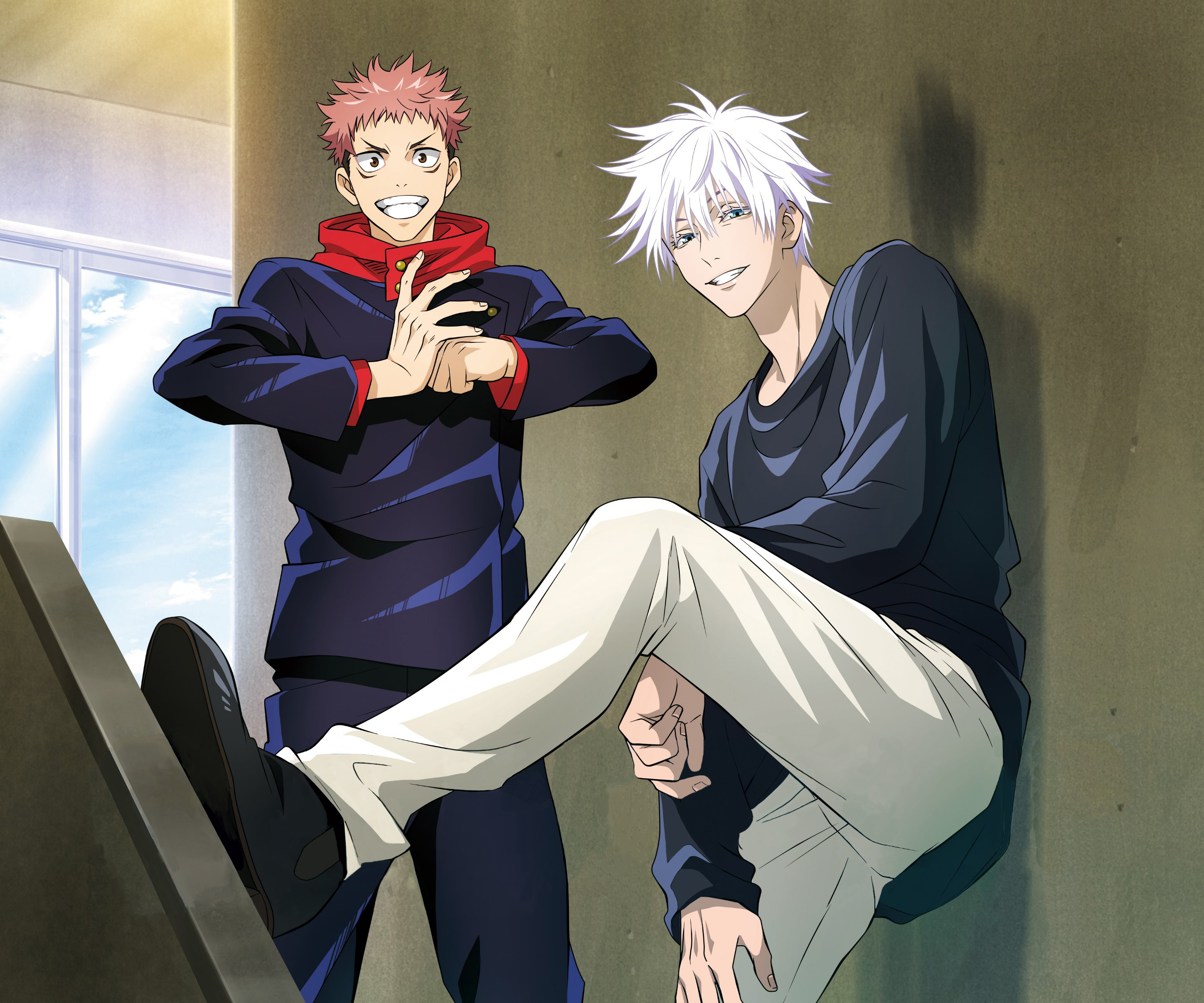 Download Yuji Itadori Satoru Gojo Anime